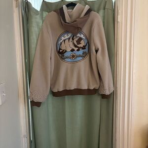 Cozy Avatar the Last Airbender Zip-Up Sweater